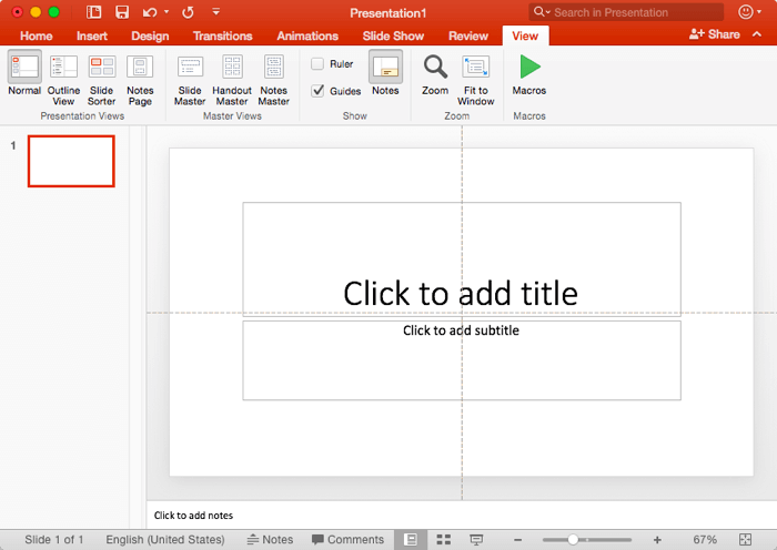 powerpoint for mac version 15 add notes